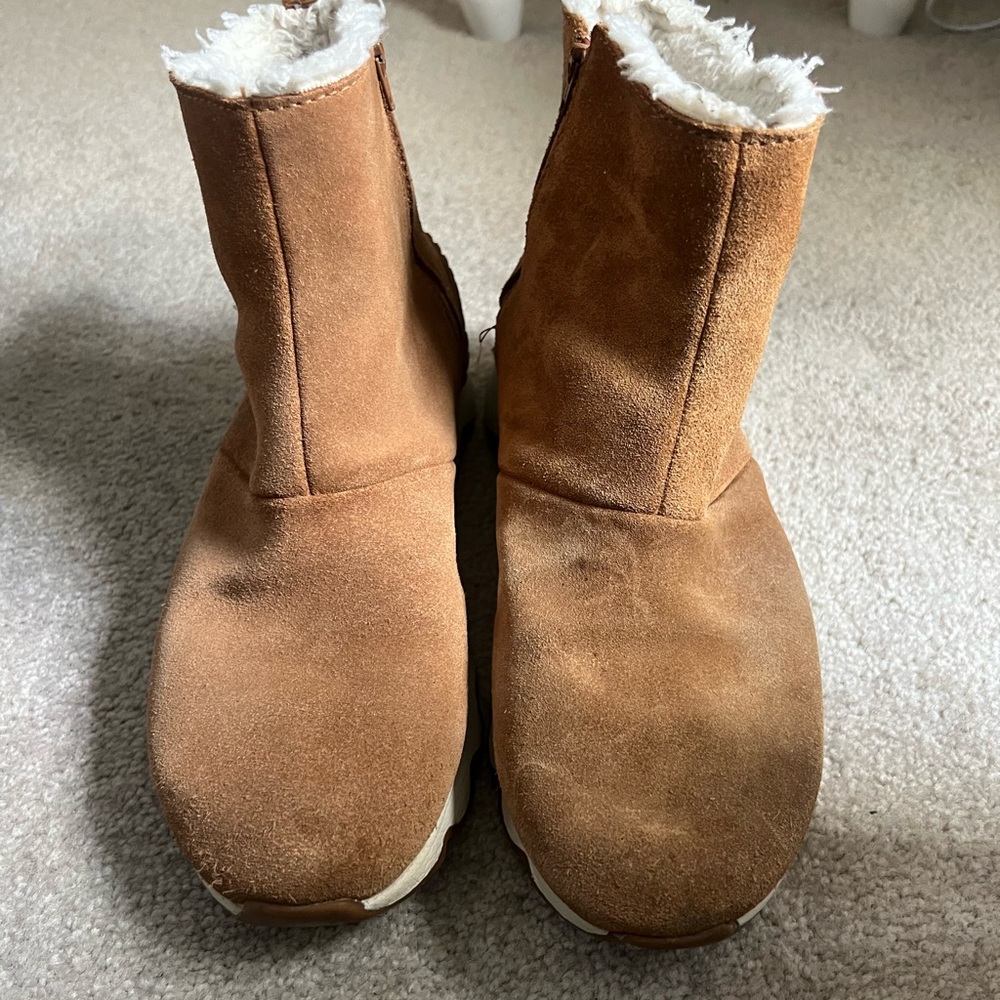 Sorel Kinetic Short Sneaker Brown Waterproof Suede Women’s 8 - Picture 6 of 6